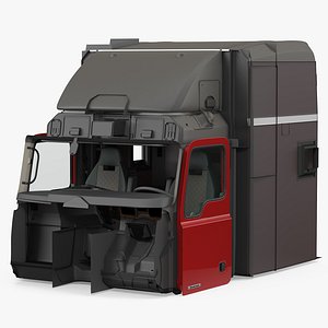 3D mack truck cabin