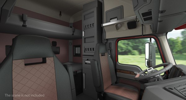 3D mack truck cabin - TurboSquid 1300228