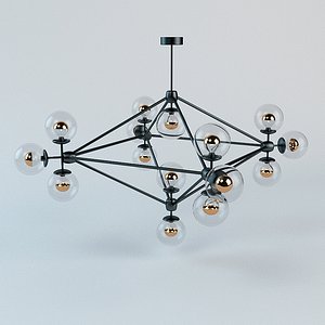 chandelier modo 3d max