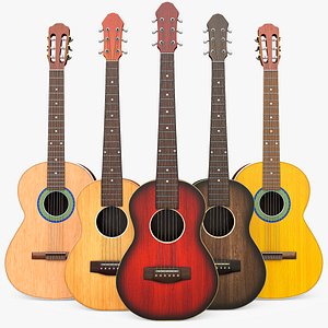 3D Classical Guitar Collection