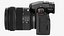 3D model Panasonic Lumix DC-S5 II with lens