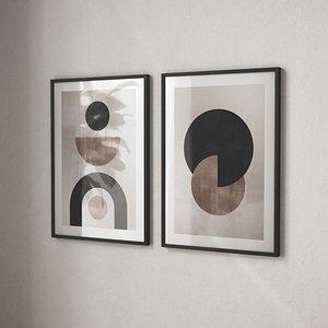 Poster set - Modern Abstract Shapes
