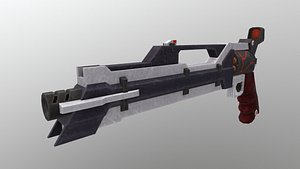 3D Revolver Level 5 model