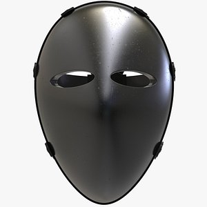 ballistic bulletproof mask 3D model