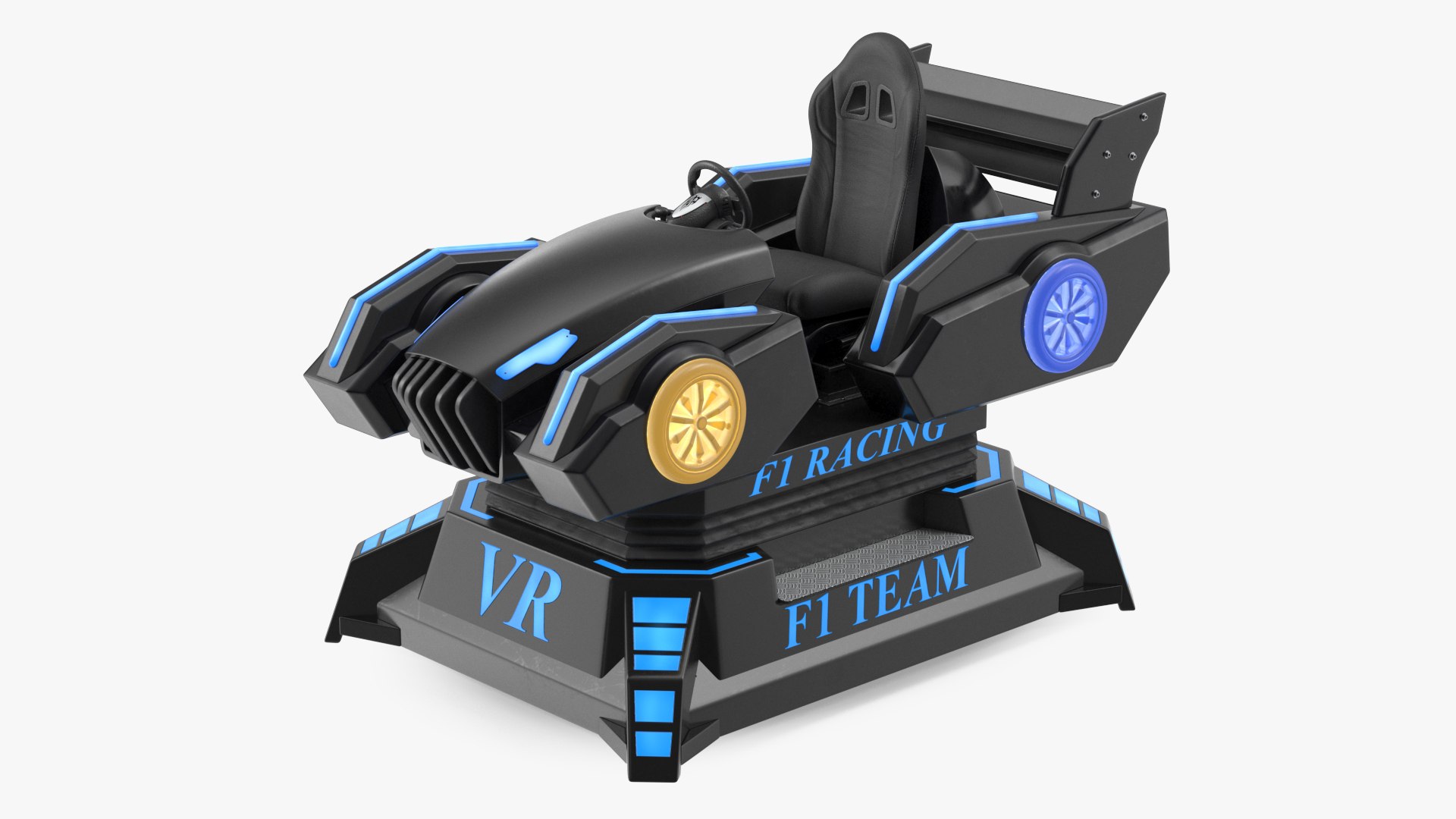 VR Racing Game ON 3D model preview