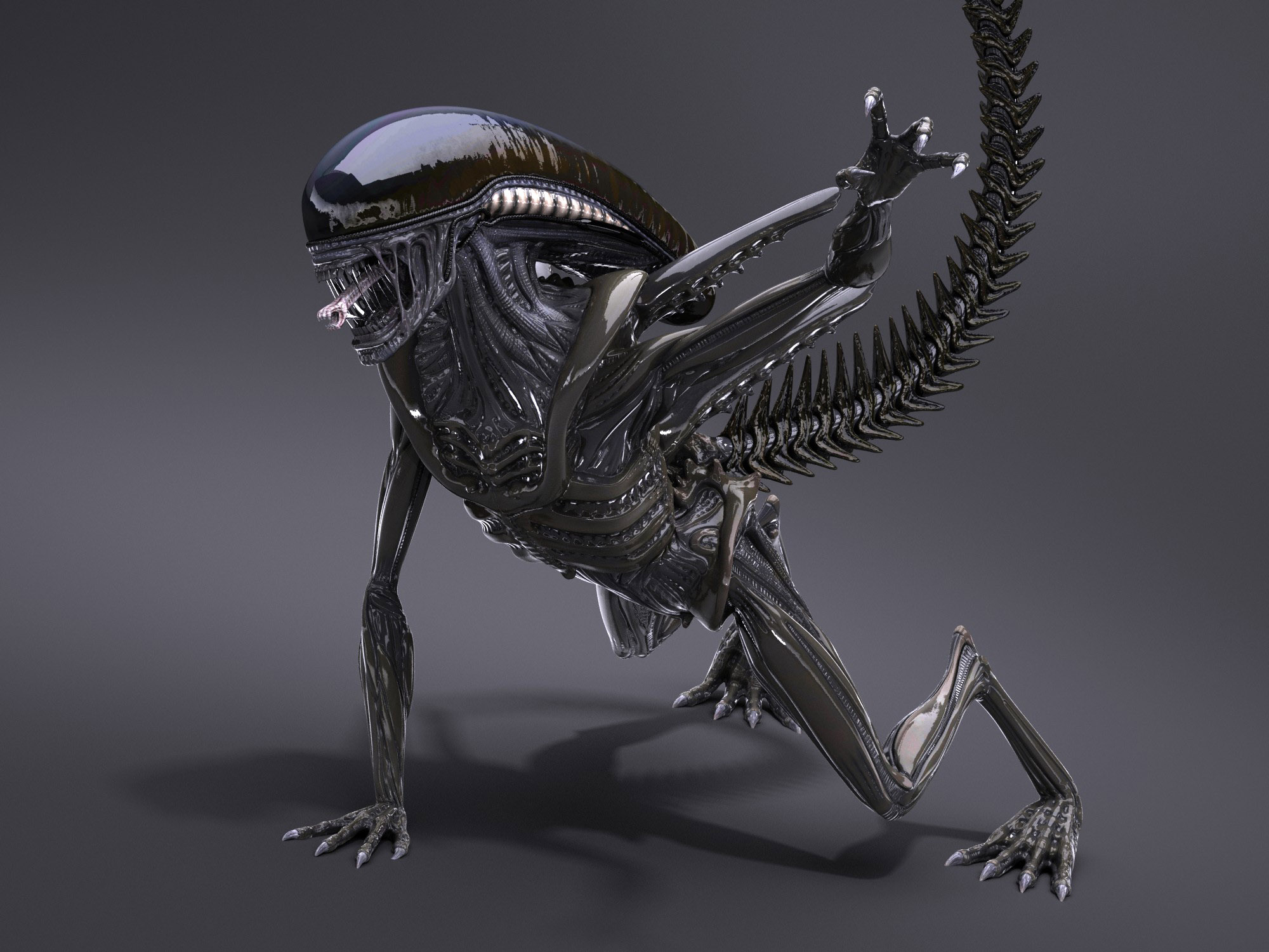 Alien xenomorph 3D model - TurboSquid 1216136