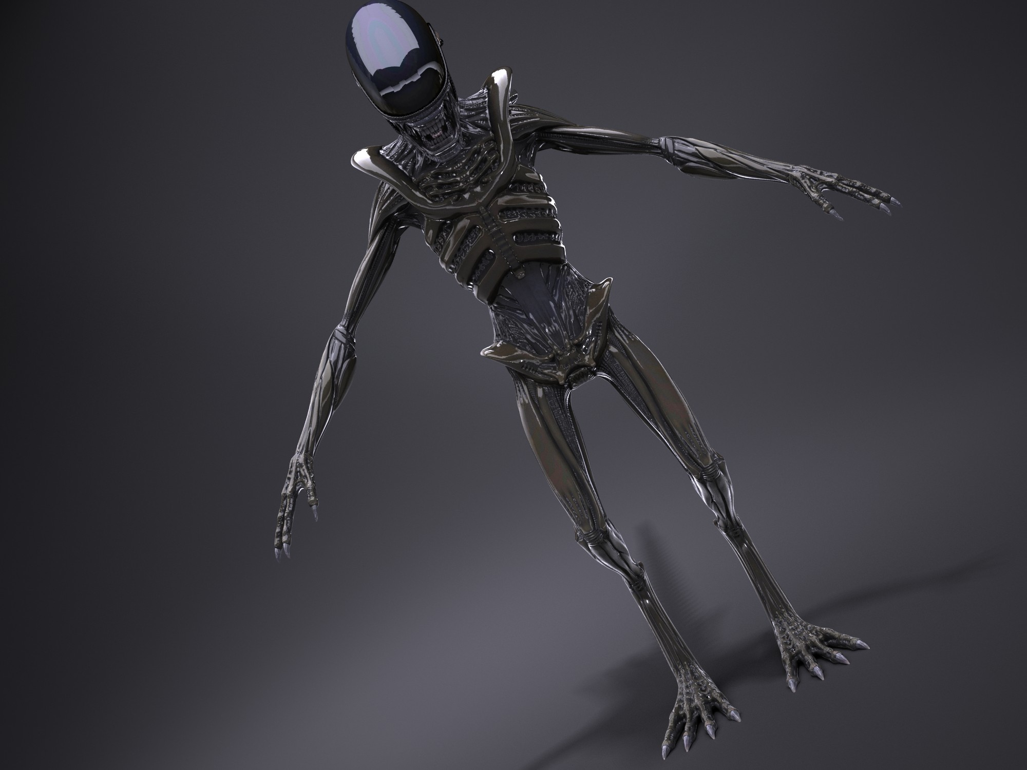 modelo 3d Alien Xenomorph High Detail - TurboSquid 1216136