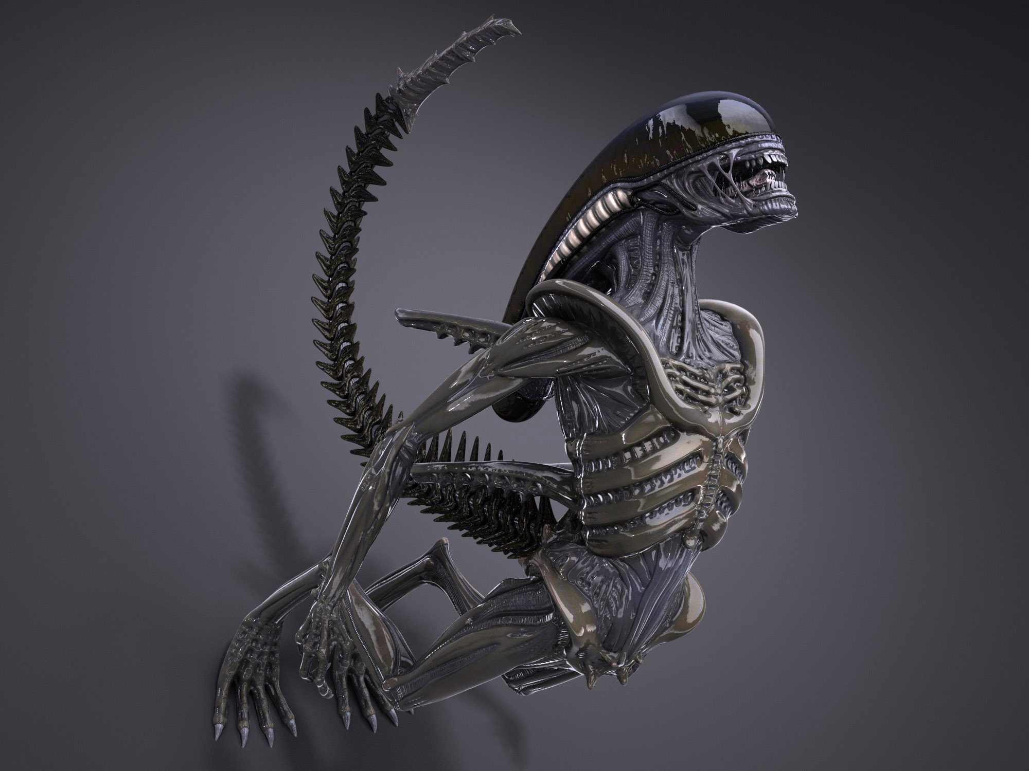 Alien xenomorph 3D model - TurboSquid 1216136