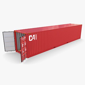 3D 40ft Shipping Container CAI v2