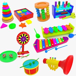 3D Baby Toys collection 3D Model model