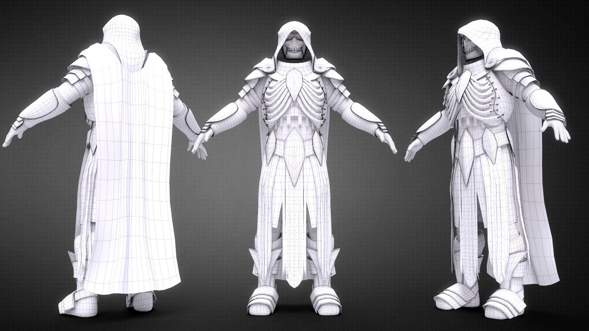 3D Model Necromancer Armor - TurboSquid 1792557