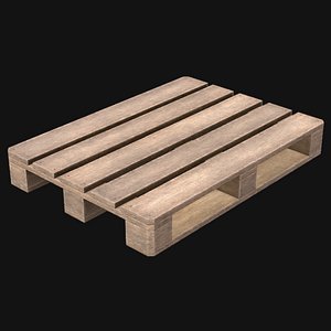 Wood Pallet Game Ready PBR 3D