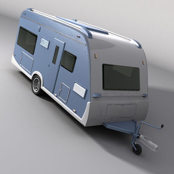camper caravan 3d model