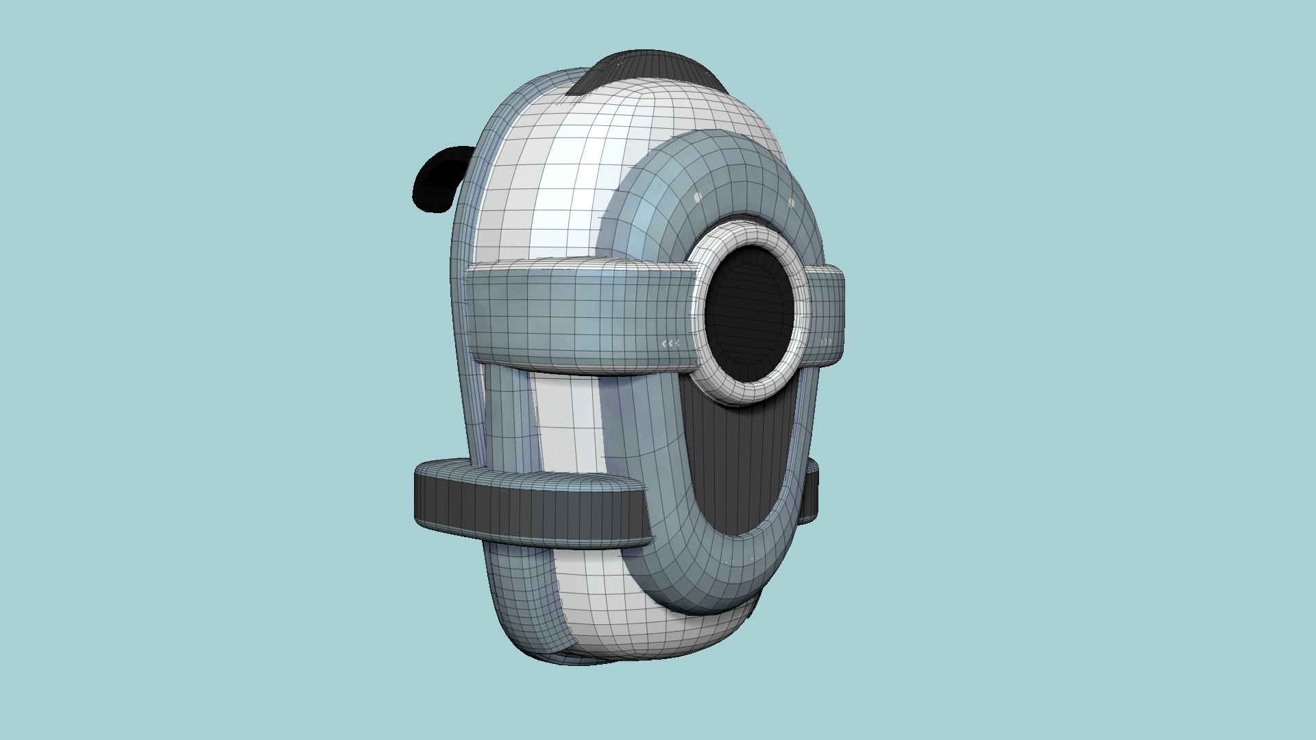3D SciFi Backpack C04 Aluminum - Fashion Character Design model ...