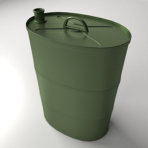portable oil tank 3d 3ds