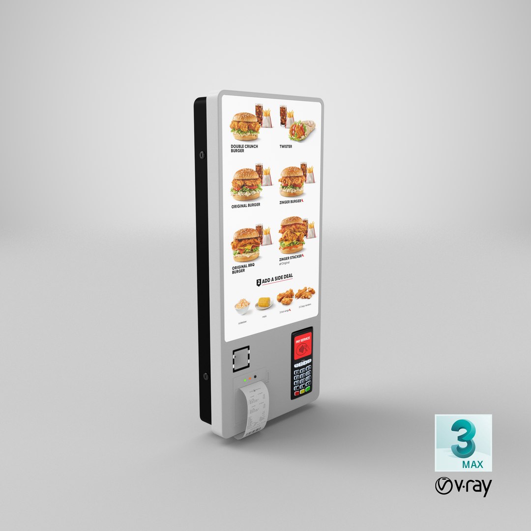 3D Fast Food Self Ordering Kiosk Wall Mounted https://p.turbosquid.com/ts-thumb/Gt/kTJPFL/5l/stemcell_max_vray_render/png/1665140721/1920x1080/fit_q87/40b37eebbf69b6da79fbccc62e2501ae0384316a/stemcell_max_vray_render.jpg
