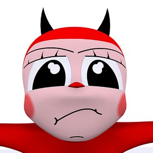 3d kid rigged demon 2010