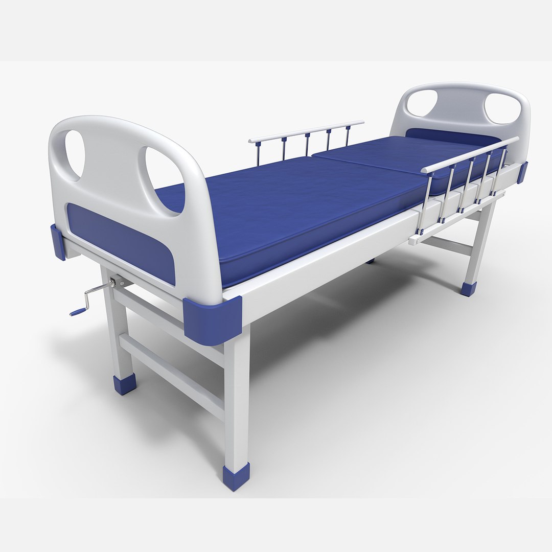 3D Hospital Bed model TurboSquid 2054411