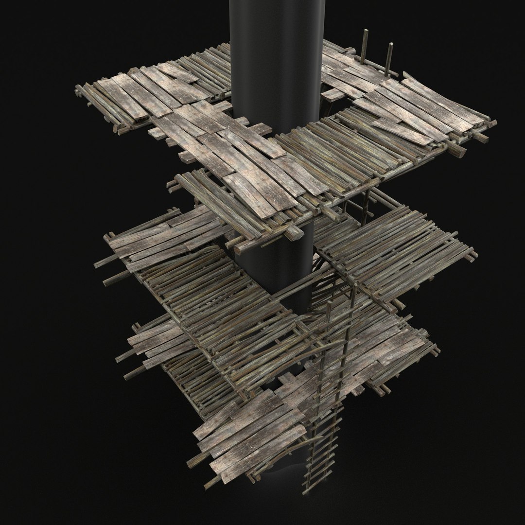 Tree Wooden Platform 3D Model - TurboSquid 1679008