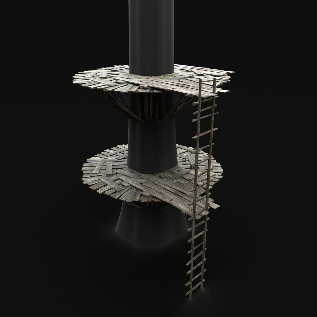 Tree Wooden Platform 3D Model - TurboSquid 1679008