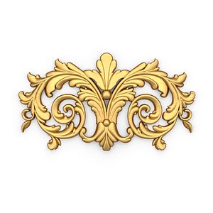 carved classic decorative ornament cnc 3d printing stl 56