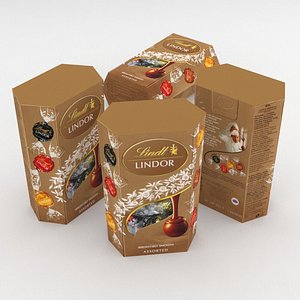 Lindt Lindor Assorted Cornet Box 200g