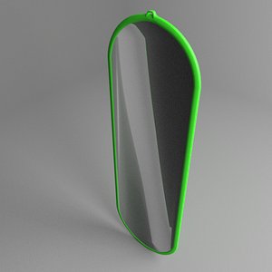 oval mirror 3D model
