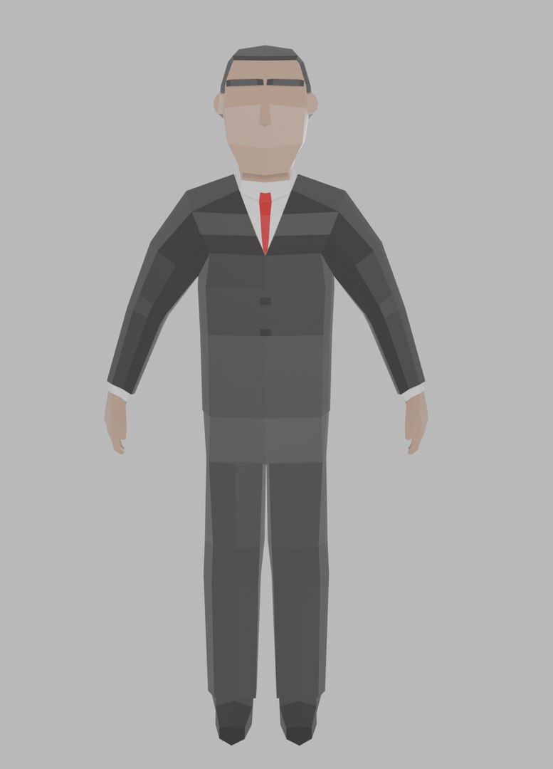 3D Businessman Rigged Unity Model - TurboSquid 1566685