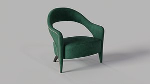 3D model Tellus armchair by Brabbu