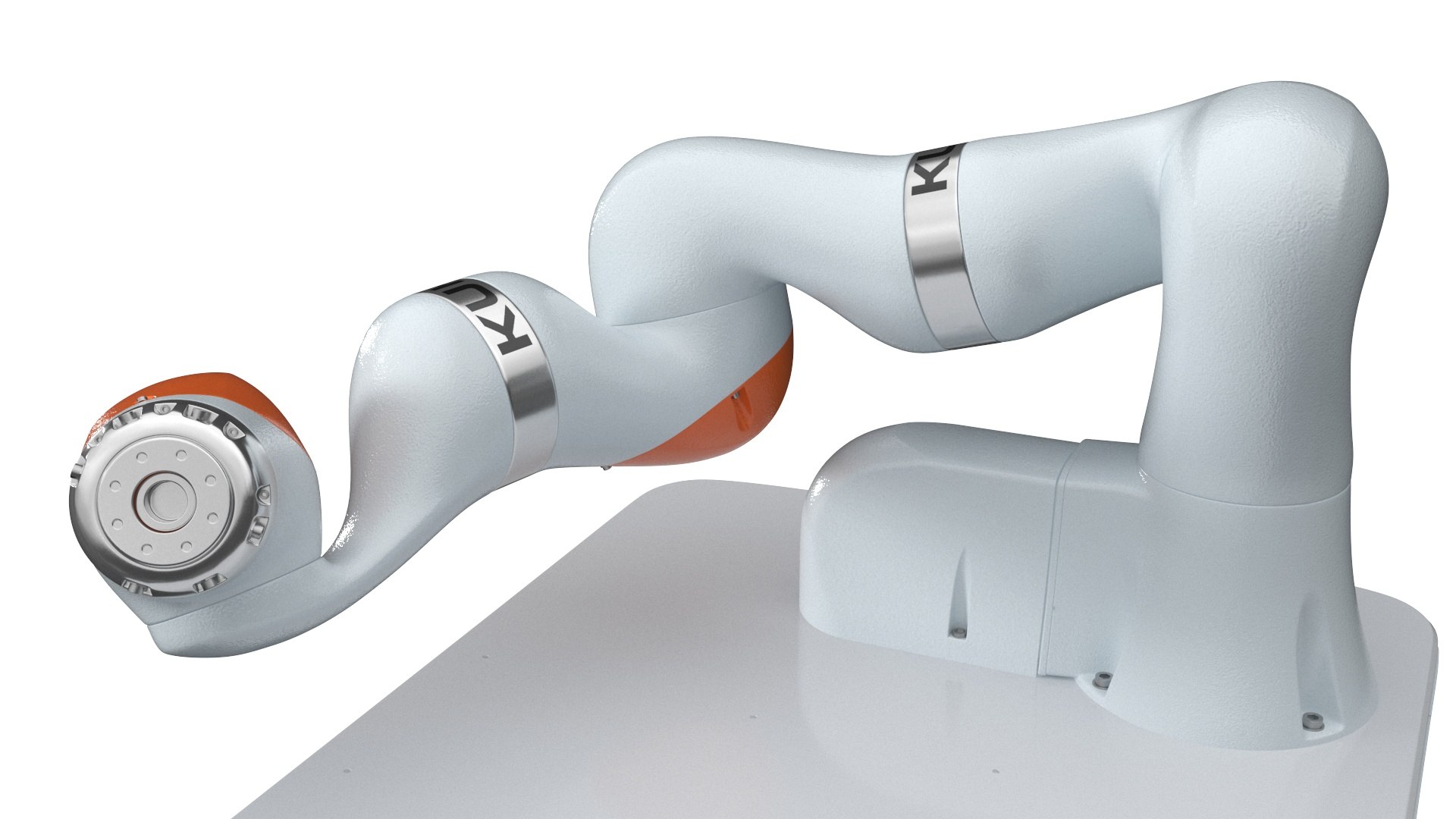 3D Mobile Robot KUKA KMR Iiwa Rigged For Maya Model - TurboSquid 2297270