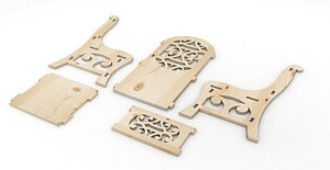 Carved Chair wood cnc router