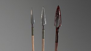 spear 1 3D model