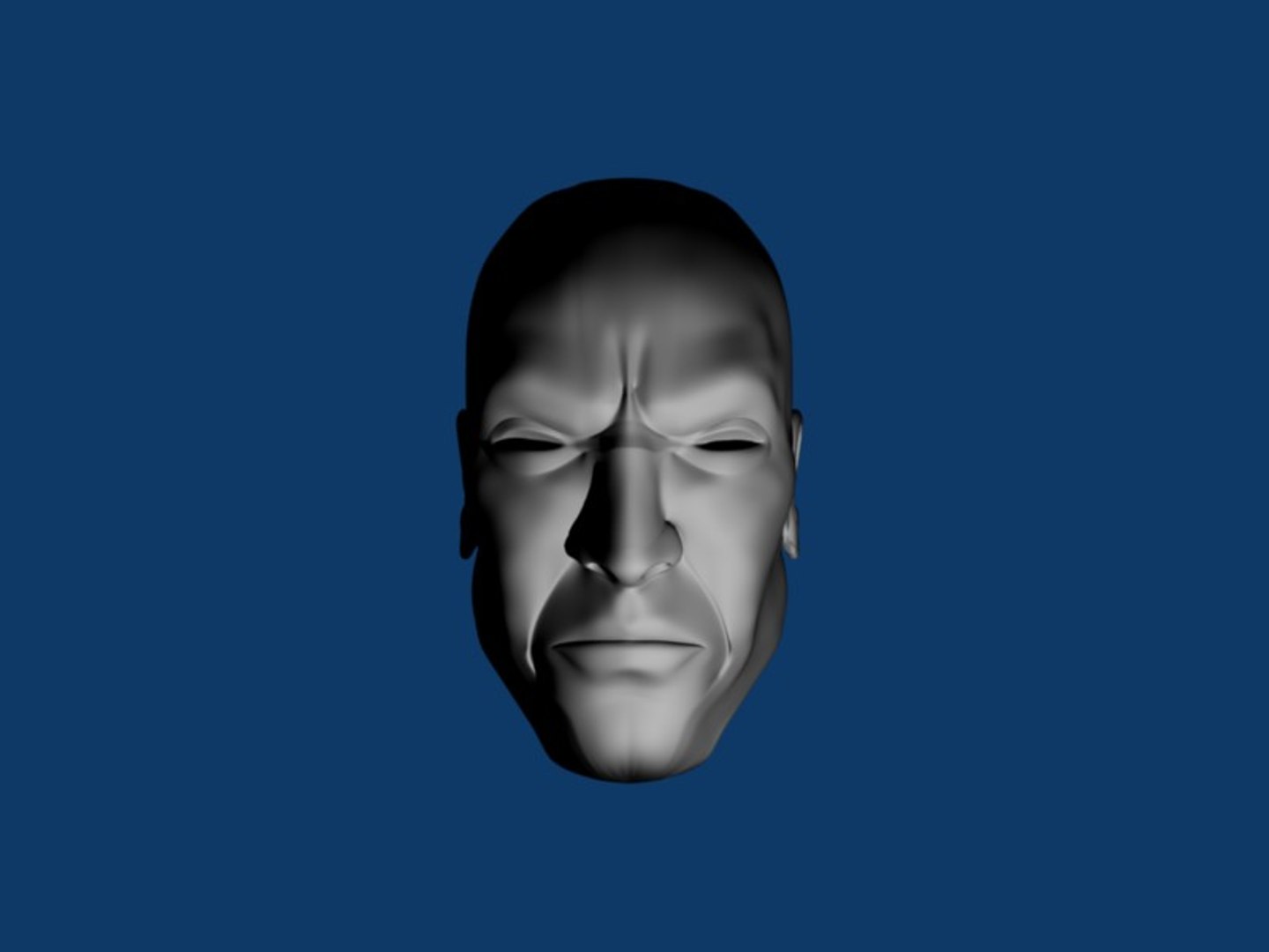 3d head face