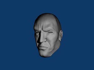 3d head face