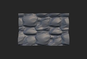 3D model Rock Wall 14