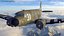 3D WWII Douglas C-47 Skytrain Rigged