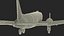 3D WWII Douglas C-47 Skytrain Rigged
