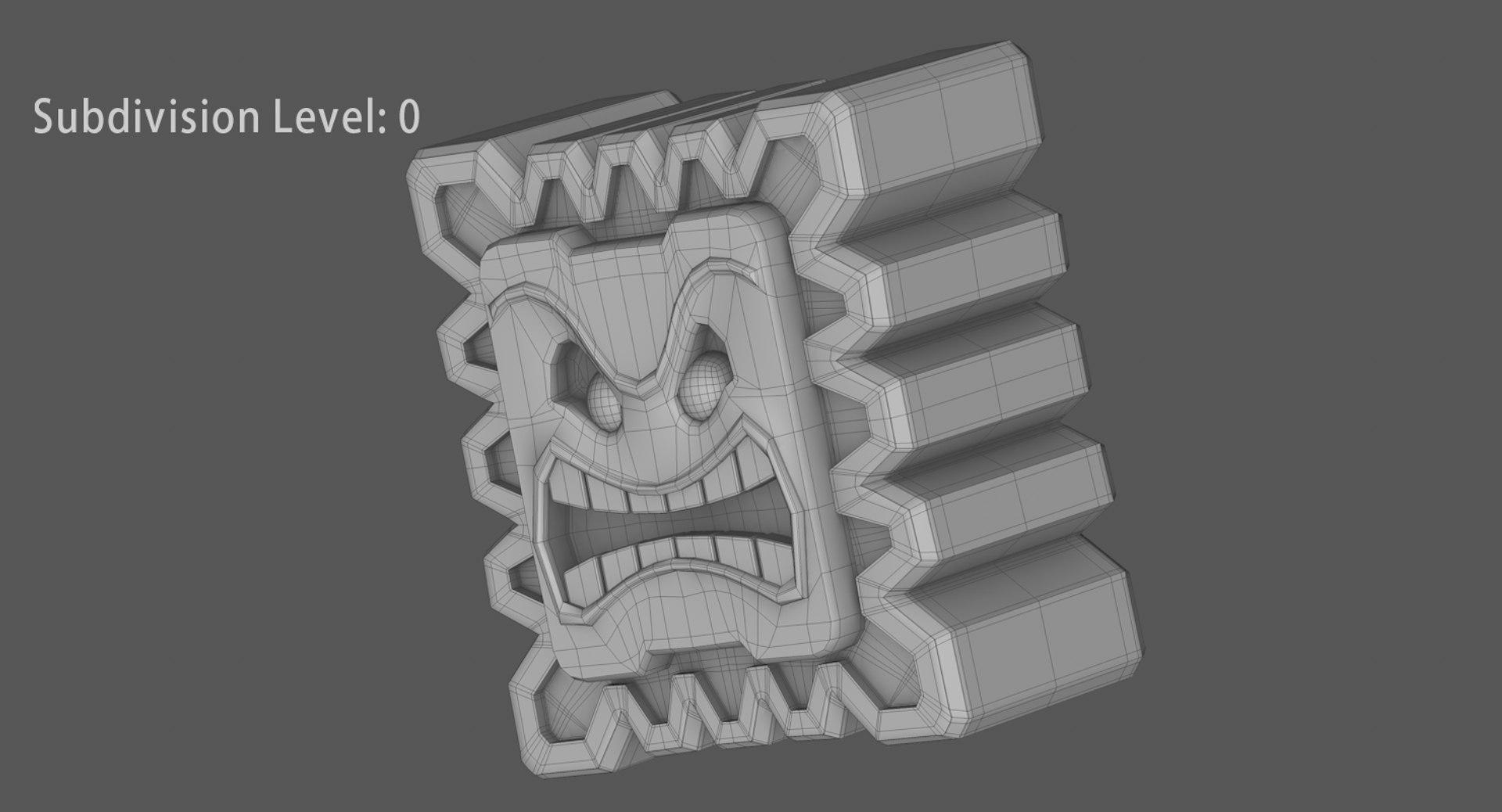 Thwomp Cinderblock Super Mario 3D Model TurboSquid 1378119