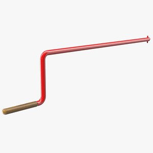 Engine Crank Starter Handle Red
