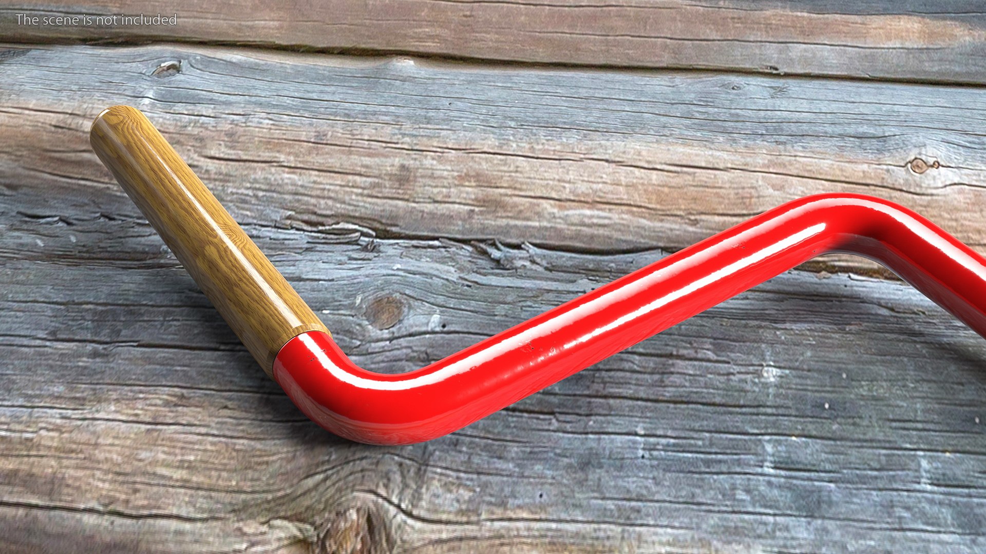3D Engine Crank Starter Handle Red - TurboSquid 1912213
