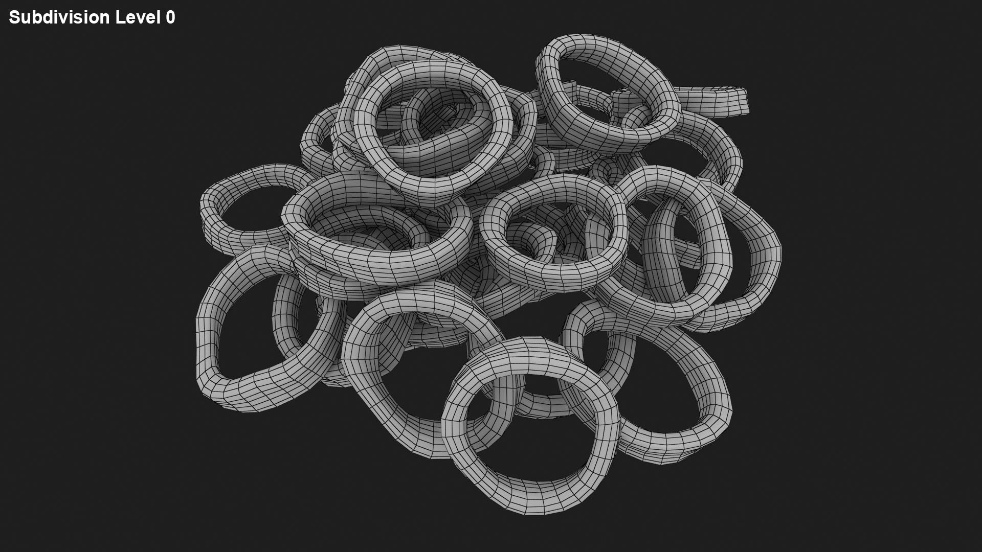 Squid Ring Pile 2 3D model - TurboSquid 2090060