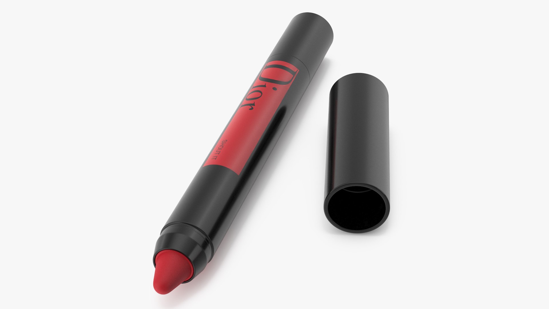 Dior Rouge Graphist Lipstick Pencil 3D model preview