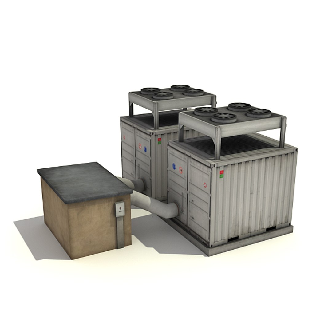 Max Low-poly Cooling Units
