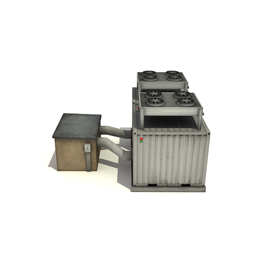 Max Low-poly Cooling Units