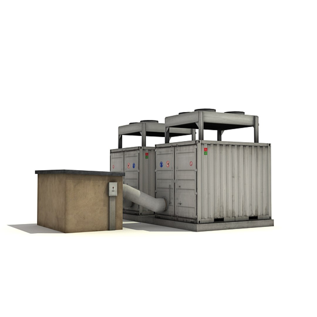 Max Low-poly Cooling Units