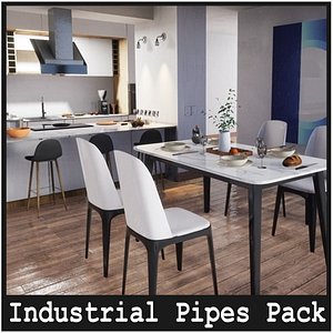 Kitchen  Furniture Package  100 Variations 3D model