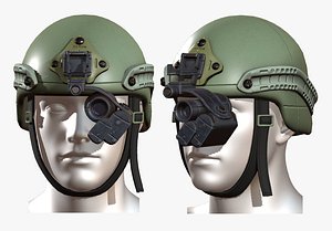 3D helmet model