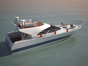 yacht 3d 3ds