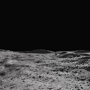 moon environment surface 3D
