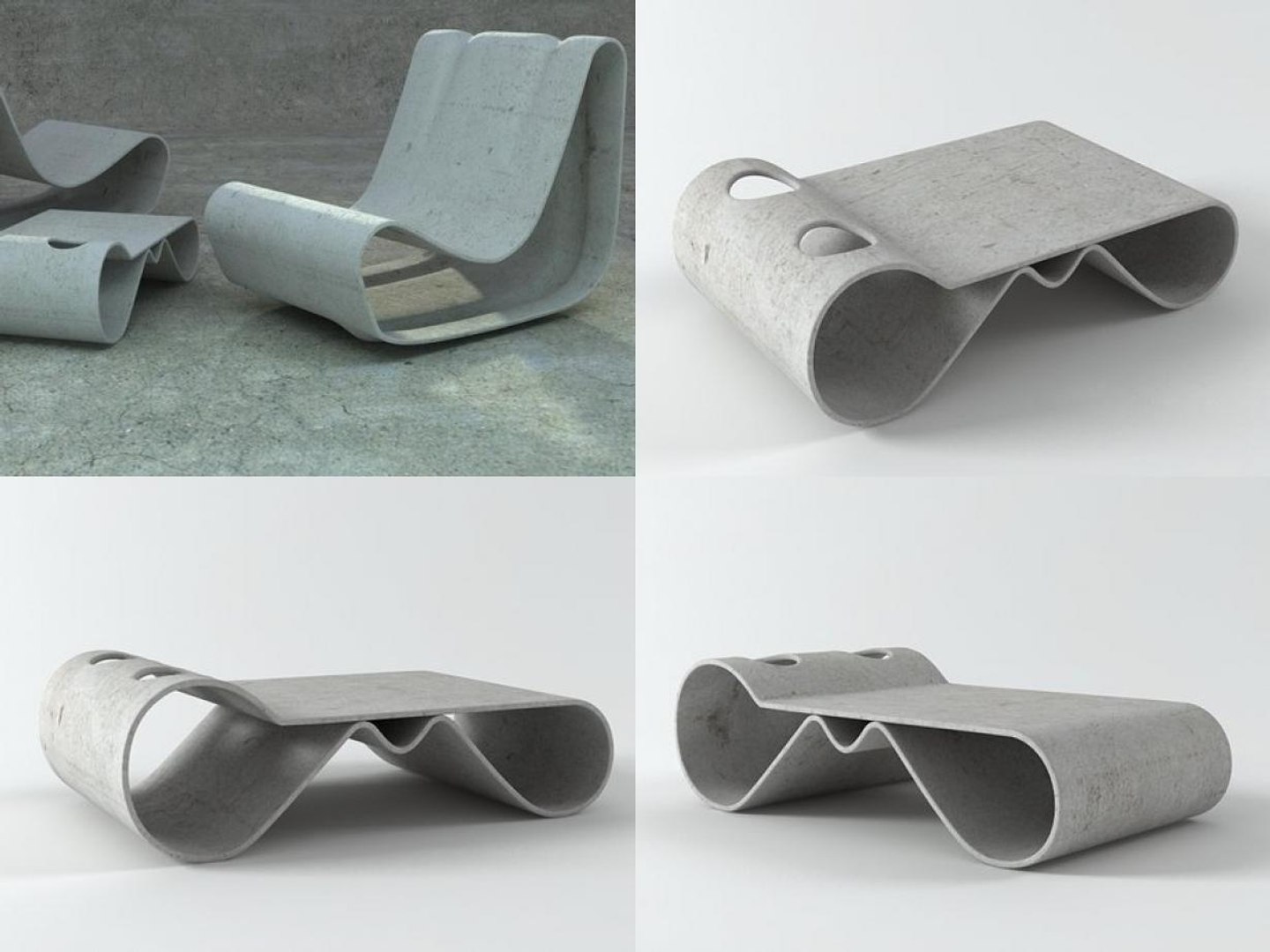 3D Loop Chair - TurboSquid 1180597